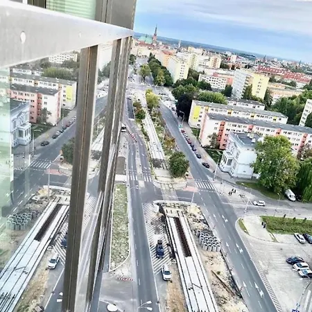 Hanza Tower Silver -20 Sauna & Pool & Jacussi Appartement Szczecin